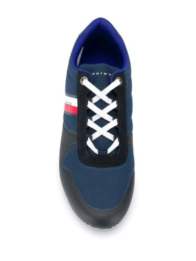 TOMMY HILFIGER PANELLED SNEAKERS - 蓝色