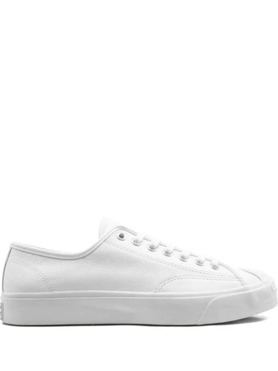 Converse Jack Purcell Gold Standard Leather Oxfords In White | ModeSens