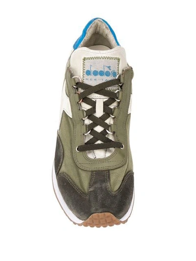 Shop Diadora Equipe H Dirty Sw Sneakers In Green