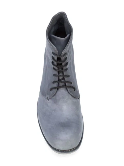 Shop A Diciannoveventitre Distressed Boots In Grey