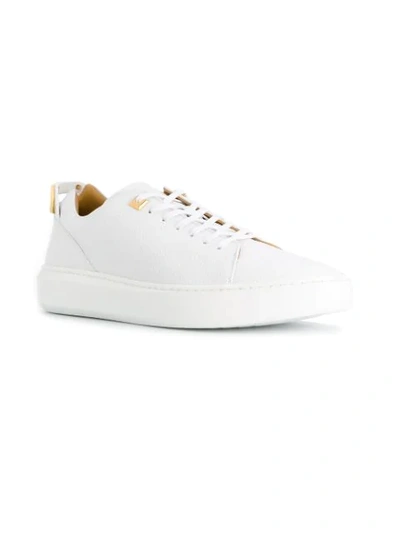 Shop Buscemi Uno Sneakers In White