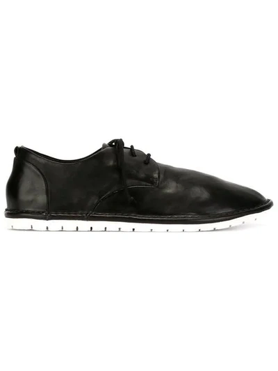 Shop Marsèll Contrast Sole Sneakers In Black