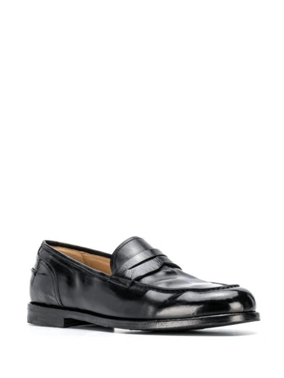 Shop Alberto Fasciani Classic Loafers - Black