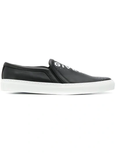 Shop Givenchy Slip-on Trainers In Black