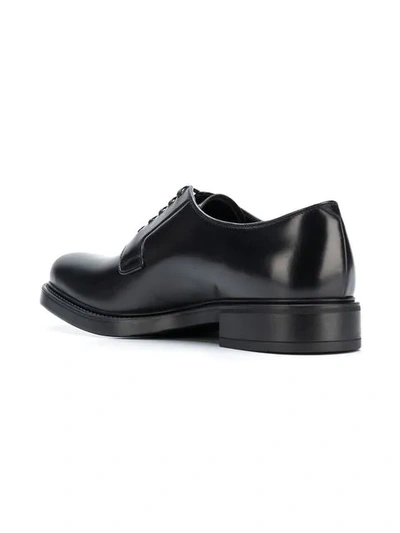 Shop Prada Lace-up Derby Shoes  In F0002 Black