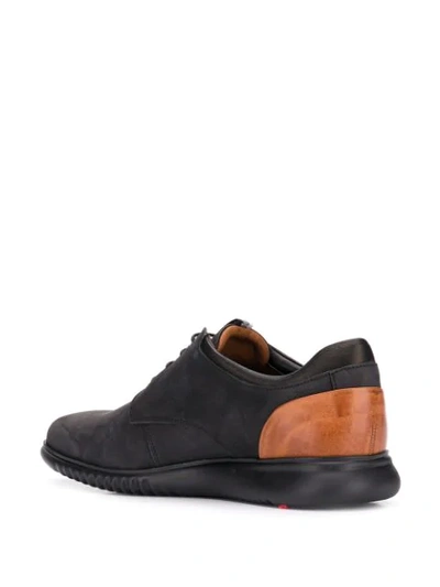 Shop Lloyd Lace-up Panel Shoes In Black