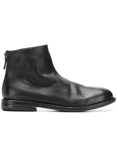 MARSÈLL SLOUCHY ANKLE BOOTS - 黑色