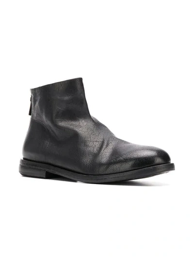 MARSÈLL SLOUCHY ANKLE BOOTS - 黑色