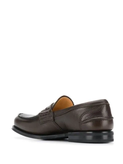 CHURCH'S PEMBREY PENNY LOAFERS - 棕色