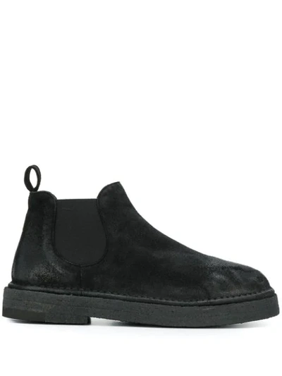 MARSÈLL LOW RISE ANKLE BOOTS - 黑色