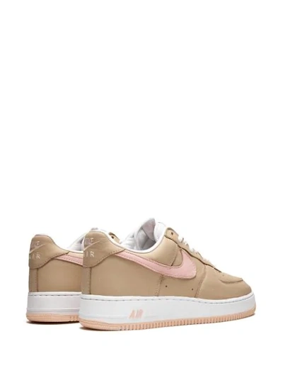 Nike Low-top Rubber Sole Sneakers With Contrast Stitching In Brown