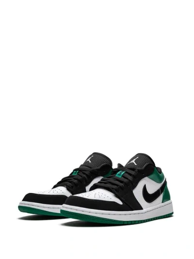 Shop Jordan Air  1 Low "mystic Green" Sneakers In White