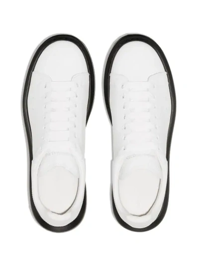 Shop Alexander Mcqueen Oversized Sole Sneakers In White