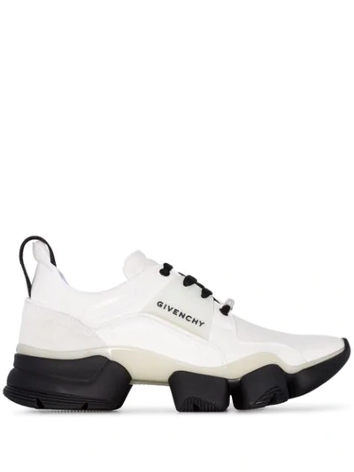 Shop Givenchy Jaw Contrast Sneakers In Yellow