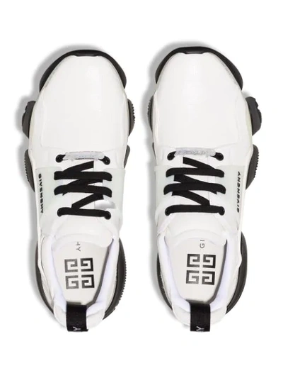 Shop Givenchy Jaw Contrast Sneakers In Yellow