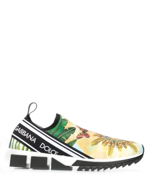 dolce and gabbana sorrento sneakers yellow