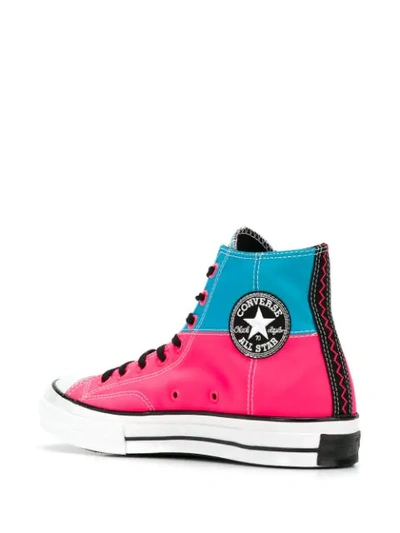 Shop Converse Two Tone Hi In Pink