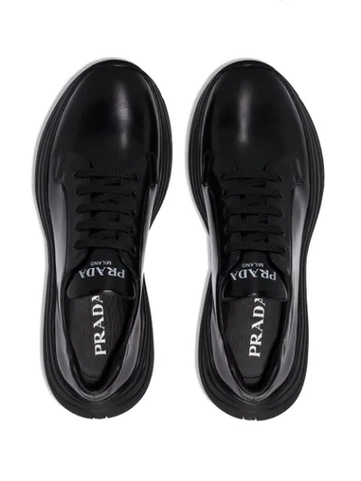 Shop Prada Bolt X Sneakers In Black