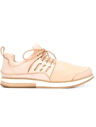 Shop Hender Scheme Panelled Lace-up Sneakers In Neutrals