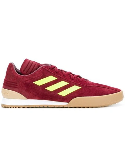 Shop Gosha Rubchinskiy X Adidas Side Stripe Sneakers In Red