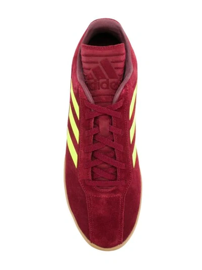 Shop Gosha Rubchinskiy X Adidas Side Stripe Sneakers In Red