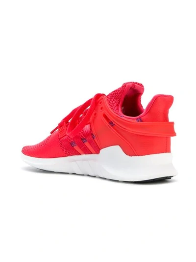Shop Adidas Originals Eqt Support Adv Sneakers In Red