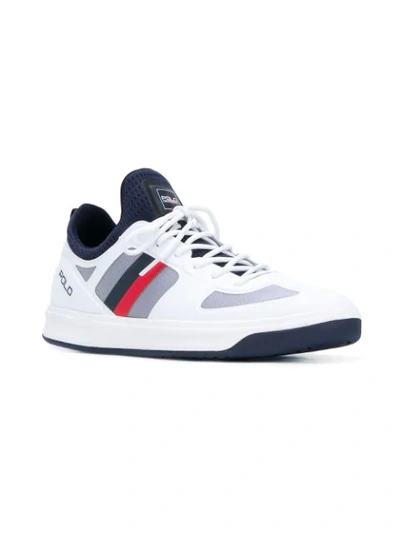 Shop Polo Ralph Lauren Low Top Sneakers In White