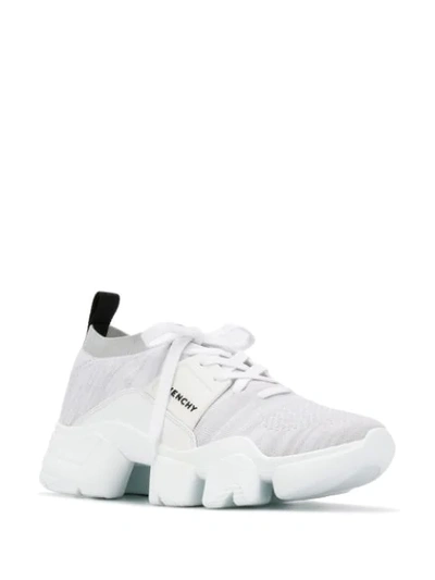 Shop Givenchy Jaw Sock Sneakers In White