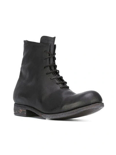 Shop A Diciannoveventitre Combat Boots In Black