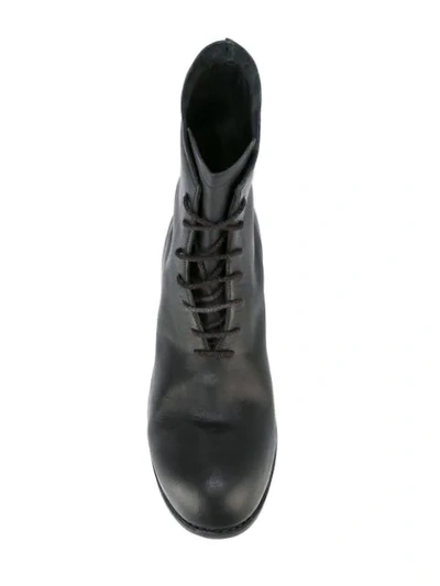 Shop A Diciannoveventitre Combat Boots In Black