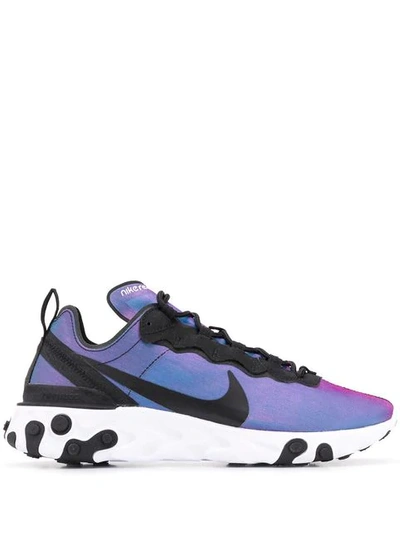 Shop Nike React Element Sneakers In Purple