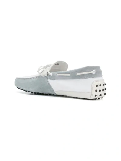 Shop Tod's New Gommini Loafers In White