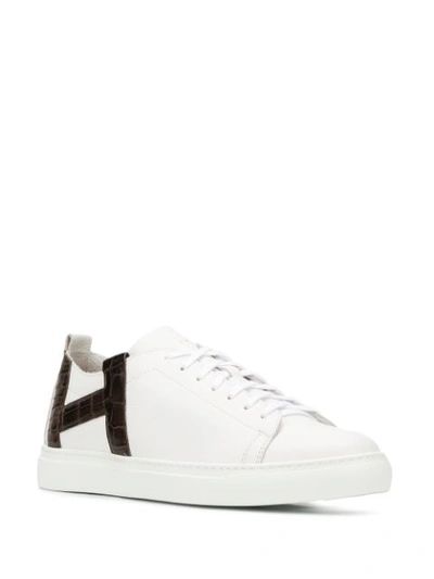 Shop Henderson Baracco Andy Low-top Sneakers - White