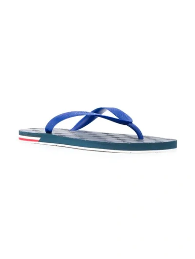 Shop Moncler 'kilian' Flip-flops In Blue