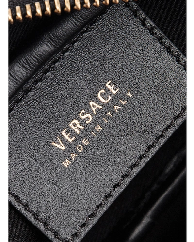 Shop Versace Vintage Logo Bum Bag In Black In Black Multicolor