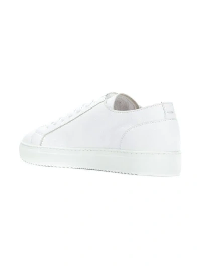 Shop Doucal's Lace-up Sneakers In White