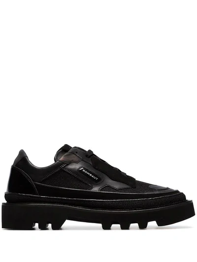 Shop Rombaut Protect Hybrid Vegan Leather Low-top Sneakers In Black