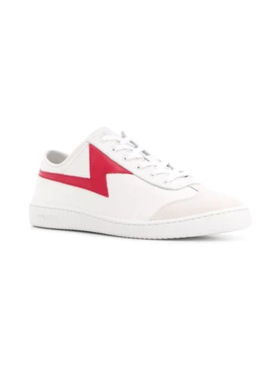 Shop Ps By Paul Smith Ziggy Sneakers In White