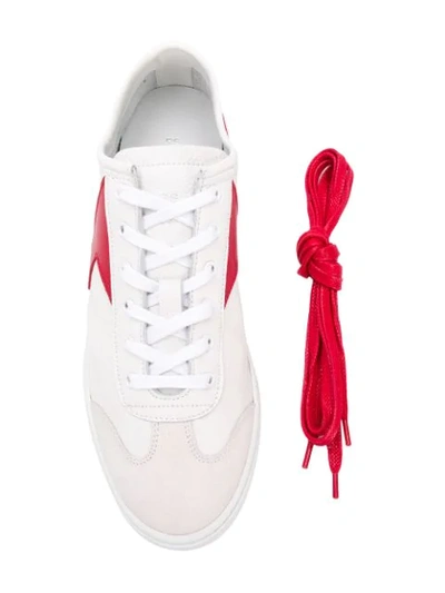 Shop Ps By Paul Smith Ziggy Sneakers In White
