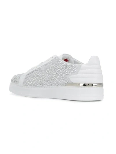 Shop Philipp Plein Verzierte Sneakers - Weiss In White