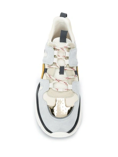 Shop Isabel Marant Lace-up Low Top Sneakers In 20ck