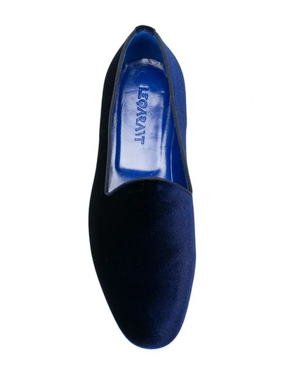Shop Leqarant Plain Loafers In Blue