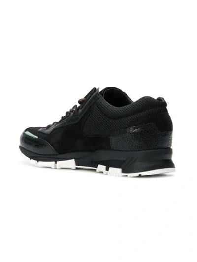 Shop Lanvin Classic Low-top Sneakers In Black