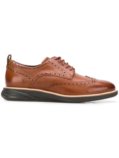 Shop Cole Haan Wingtip Oxford Shoes - Brown
