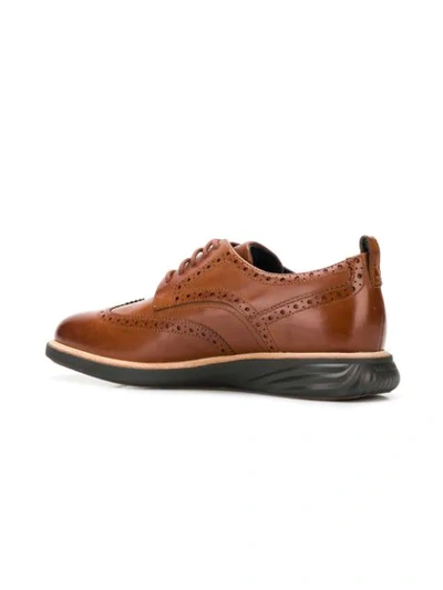 Shop Cole Haan Wingtip Oxford Shoes - Brown