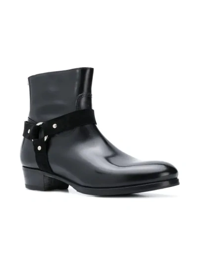 Shop Lidfort Harness Ankle Boots - Black