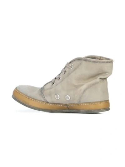 Shop A Diciannoveventitre S3 Hi Top Sneakers In Grey