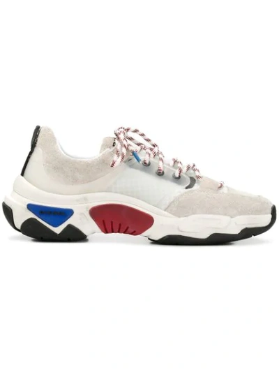 Shop Diesel Technical Runner Sneakers In White