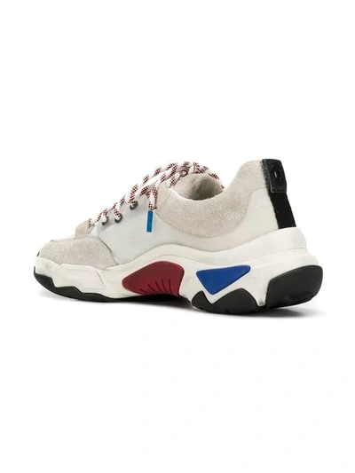 Shop Diesel Technical Runner Sneakers In White