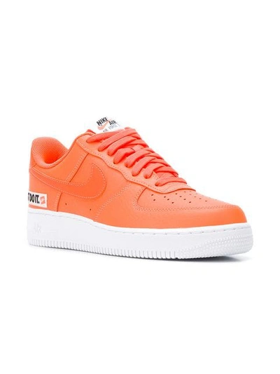 Air Force 1 '07 Jdi Leather Casual Shoes, Orange | ModeSens